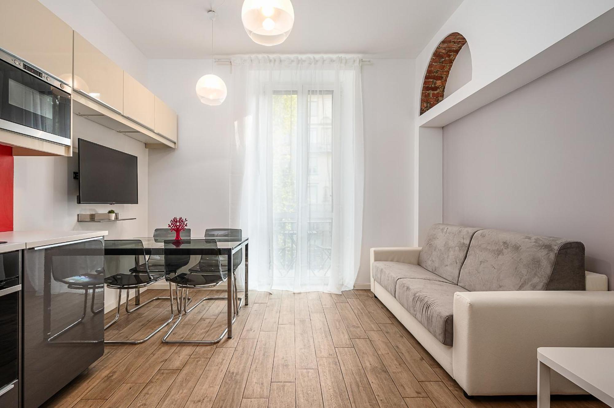 Classbnb - Apartment With Balcony Near The City Center Milaan Buitenkant foto
